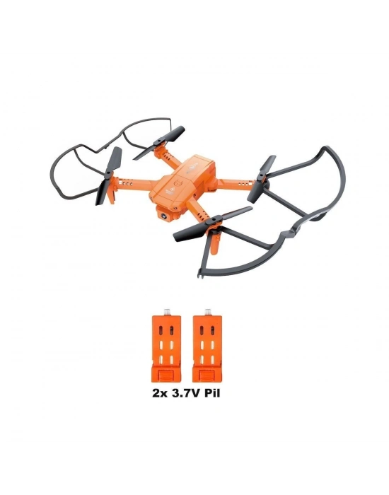 ÇOK SATAN DSX-41 Kumandalı 2.4G Şarjlı Kameralı Katlanabilir Drone -Vardem Oyuncak