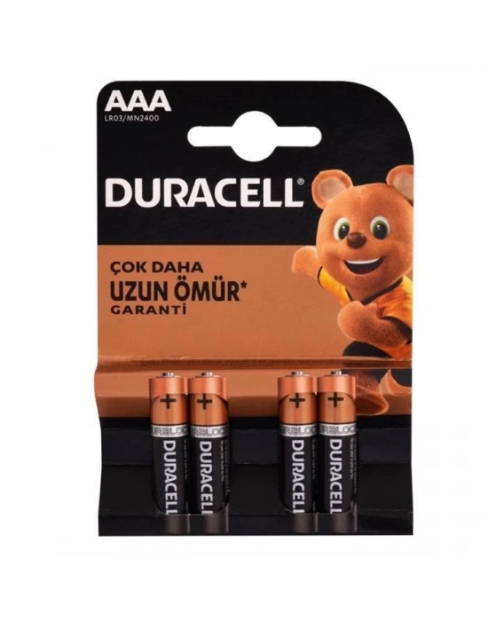 ® Duracell Alkalin Pil AAA 4 lü Paket