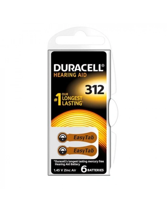 ® Duracell No:312 İşitme Cihazı Pili