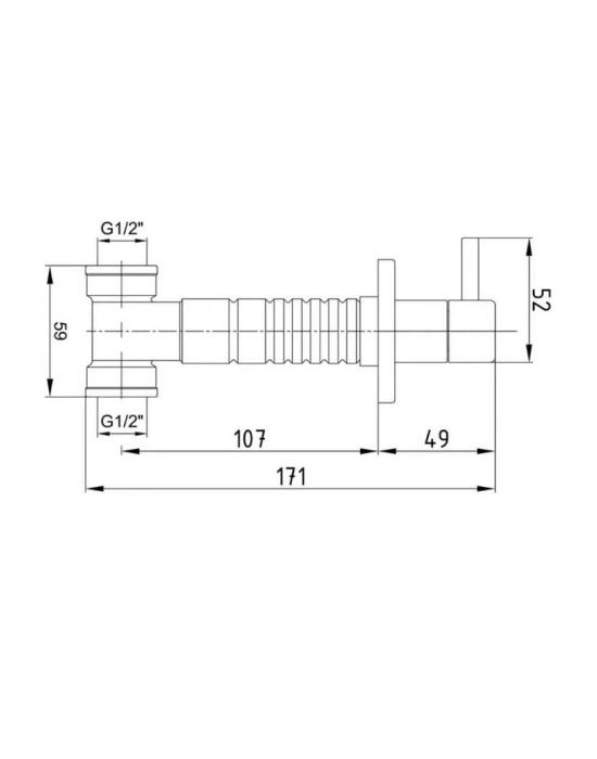 ® ECA Ankastre Ara Kesme Valfi 102151017