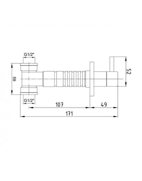 ® ECA Ankastre Ara Kesme Valfi 102151017