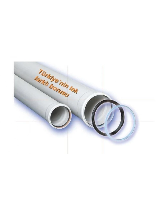 ® Ege Yıldız 75X1000 Pvc Boru 1,8 mm