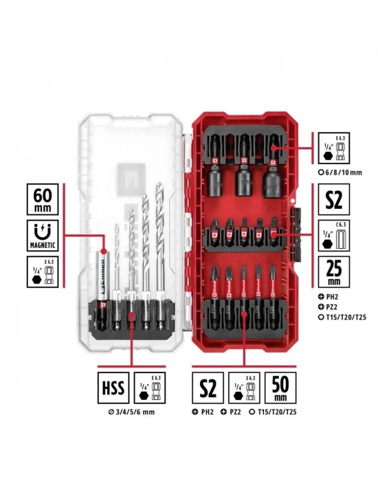 ®  Matkap Ucu Vidalama Seti 18 Parça