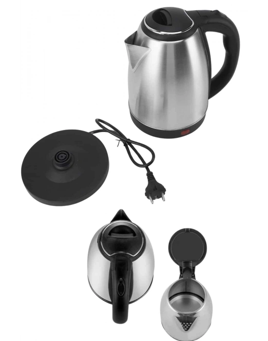 ÇOK SATAN Elektrikli Paslanmaz Çelik Su Isıtcı Çelik Kettle 1.8 Lt. Uzun Ömürlü