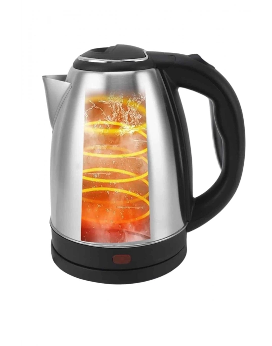 ÇOK SATAN Elektrikli Paslanmaz Çelik Su Isıtcı Çelik Kettle 1.8 Lt. Uzun Ömürlü