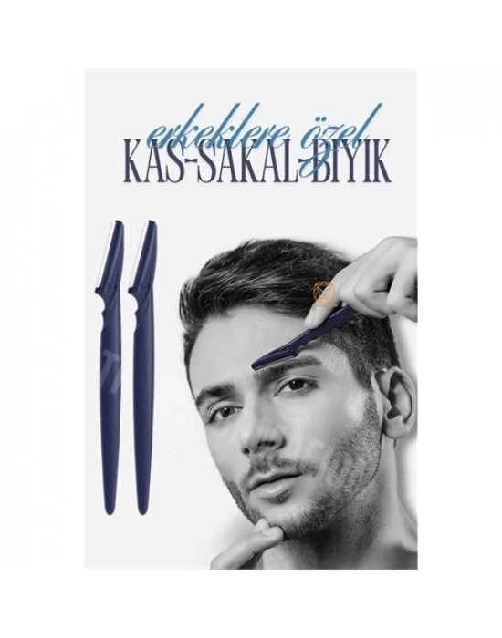ÇOK SATAN Erkek Kaş Şekillendirme Tüy Alma Jileti 2 ADET
