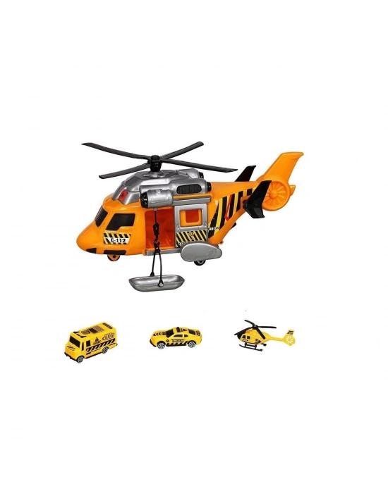 ÇOK SATAN ERN-2006 Heroes Toys Helikopter İnşaat Seti Arabalı