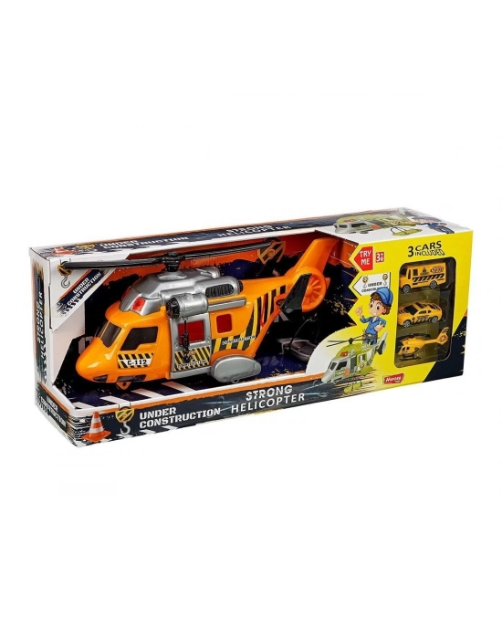 ÇOK SATAN ERN-2006 Heroes Toys Helikopter İnşaat Seti Arabalı