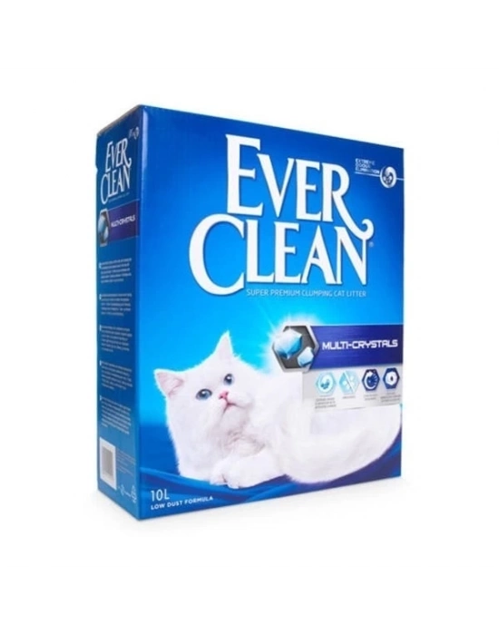 ÇOK SATAN Ever Clean Multi Kristal Topaklanan Kedi Kumu 10 Lt