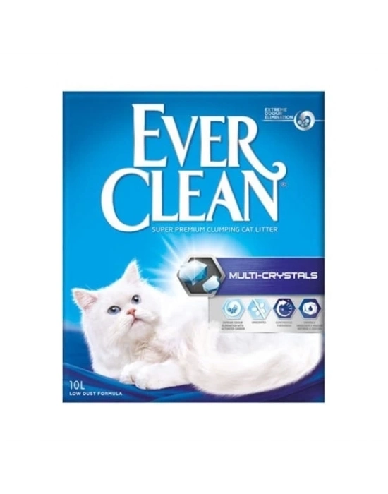 ÇOK SATAN Ever Clean Multi Kristal Topaklanan Kedi Kumu 6 Lt