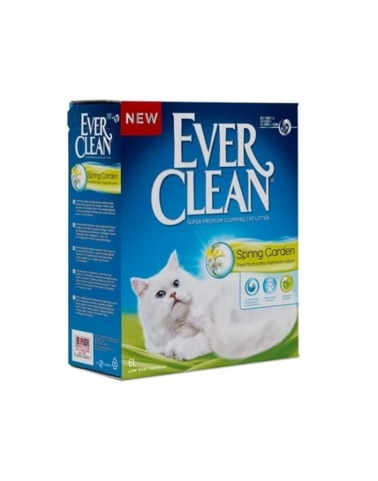 ÇOK SATAN Ever Clean Spring Garden Topaklanan Kedi Kumu 10 Lt