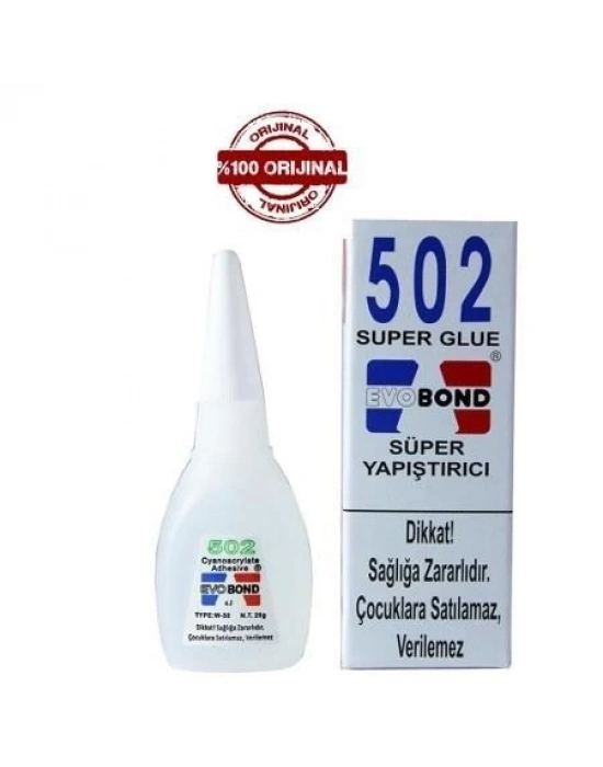 ® Evo Bond 502 Glue Süper Yapıştırıcı 20 gr