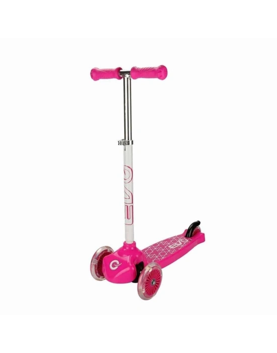 ÇOK SATAN Evo Işıklı 3 Tekerlekli Pembe Scooter