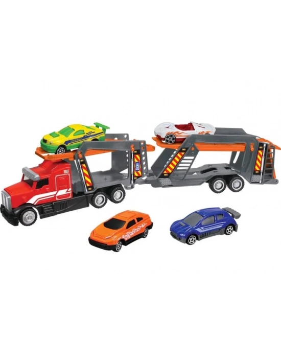 ÇOK SATAN Express Wheels Die Cast Metal Sürtmeli Araç Taşıyıcı Tır