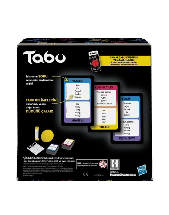 ÇOK SATAN F5254 Hasbro Gaming - Tabu +13 yaş
