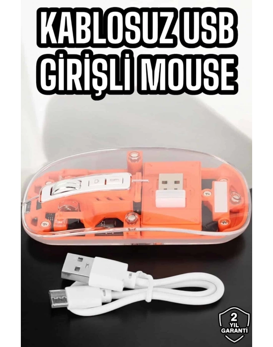 ÇOK SATAN Fare Mouse Çift Modlu Kablosuz Bağlantılı 2.4GHz Destekli