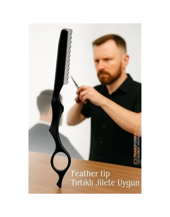 ÇOK SATAN Feather Tip Jiletli Ustura Profesyonel Alüminyum Metal