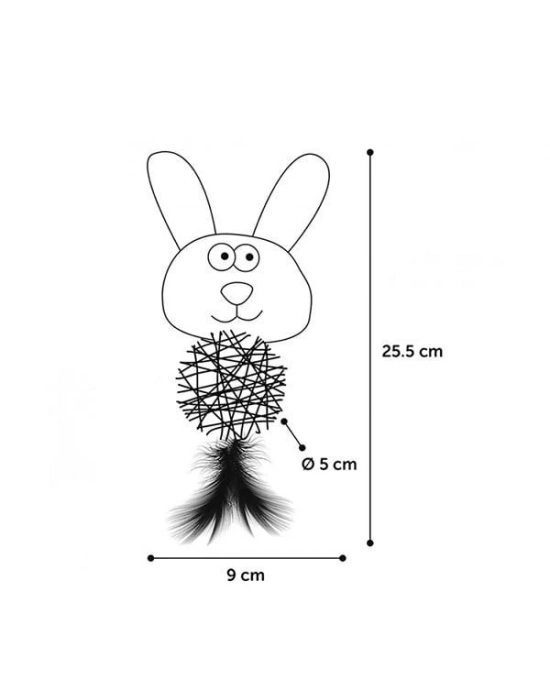 ÇOK SATAN Flamingo Chayenne ve Bear Peluş Kedi Oyuncağı