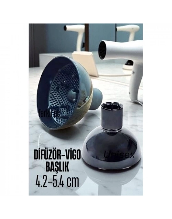 ÇOK SATAN Fön Için Difüzör Başlık 4.2 cm ile 5.4 cm Uyumlu