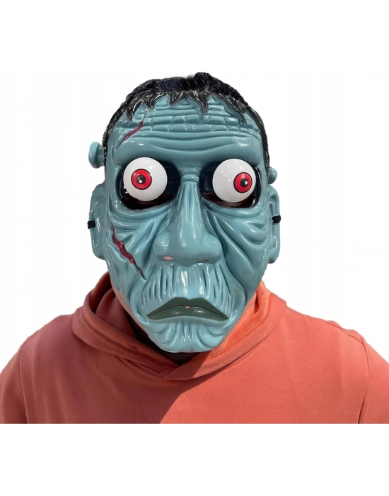 ÇOK SATAN Frankenstein Temalı Sallanan Oynar Gözlü Maske