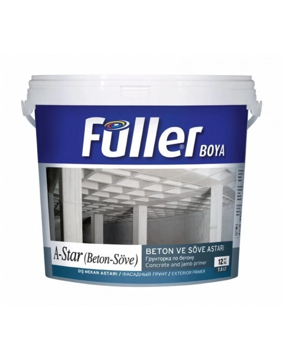 ® Füller A-Star Brüt Beton Söve Astarı 12 Kg Açık Mavi