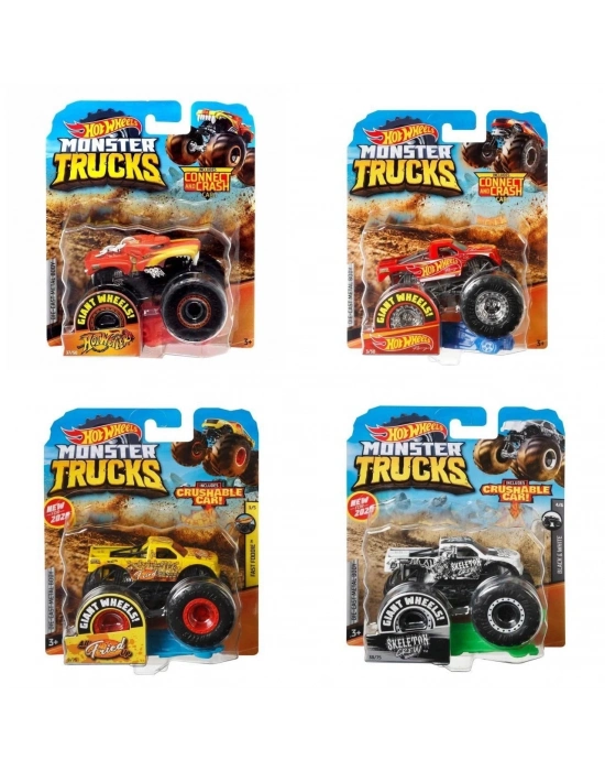 ÇOK SATAN FYJ44 Hot Wheels, Monster Trucks 1:64 Arabalar - 1 adet fiyatıdır