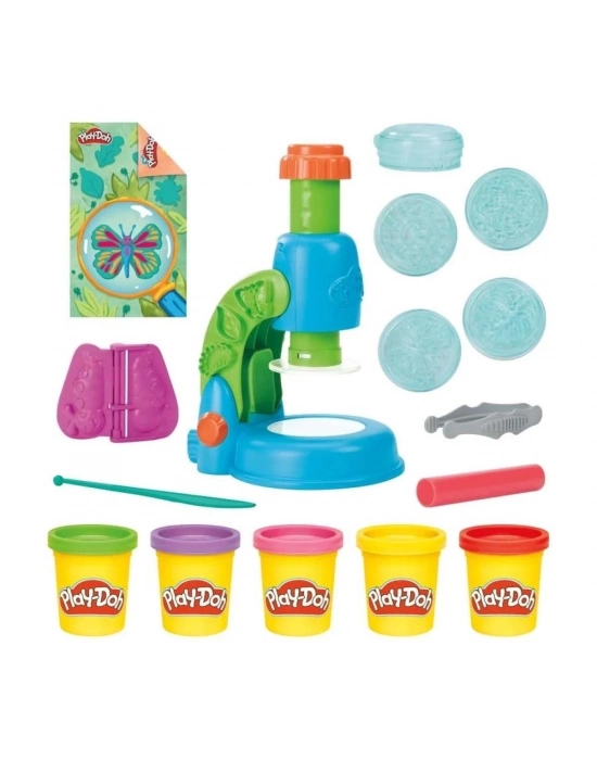 ÇOK SATAN G0494 Play-Doh Işıklı Mikroskop Oyun Seti +3 yaş