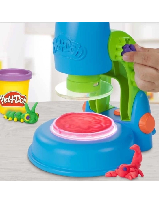 ÇOK SATAN G0494 Play-Doh Işıklı Mikroskop Oyun Seti +3 yaş