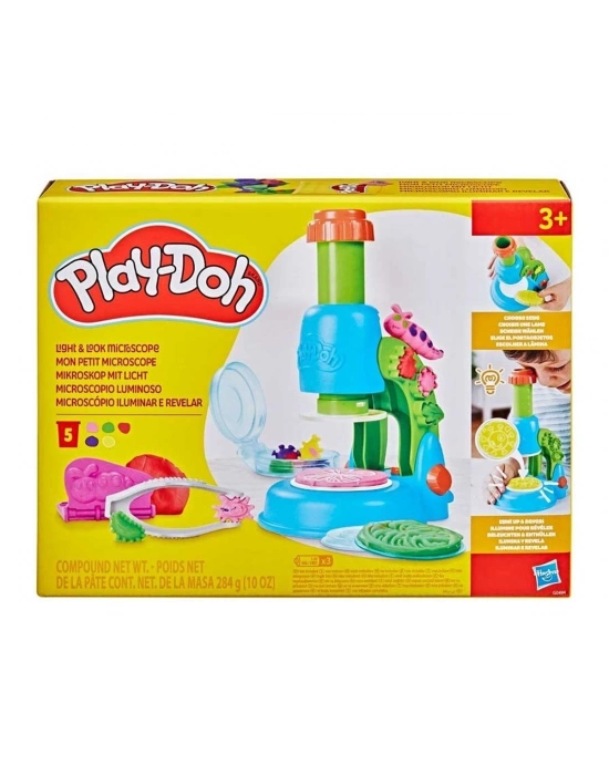 ÇOK SATAN G0494 Play-Doh Işıklı Mikroskop Oyun Seti +3 yaş