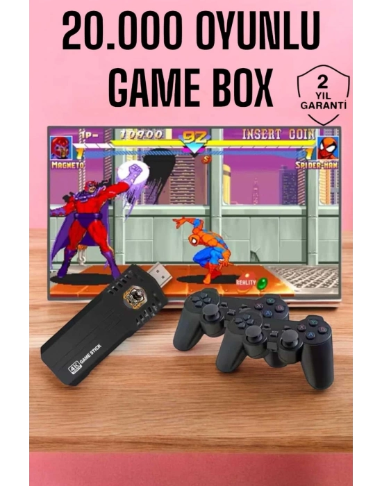 ÇOK SATAN Game Box 20.000 Oyunlu 8K Ultra Oyun Konsolu