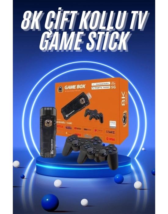 ÇOK SATAN Game Box Android Tv 36500 Oyunlu Atari 5g 8k HDR Ultra HD 64 GB