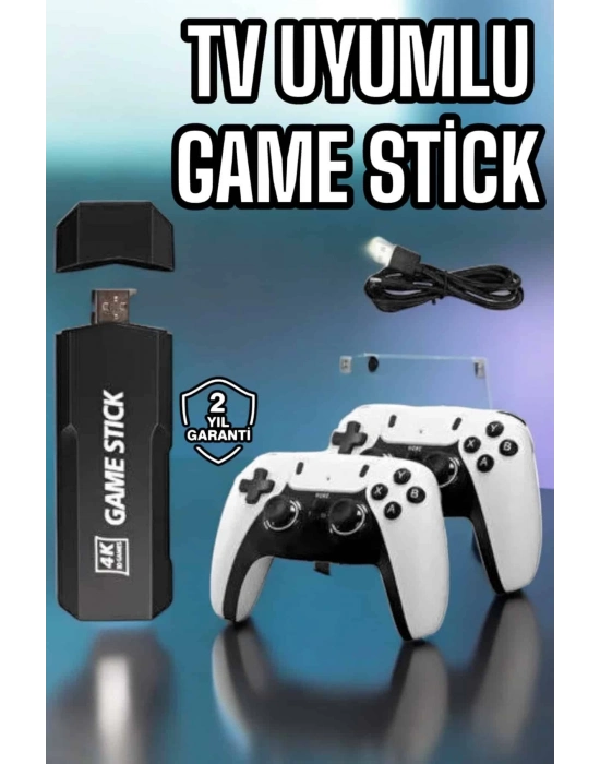 ÇOK SATAN Game Stick Retro 8K ULTRA HD Video Oyun Konsolu Android Tv Özelliği