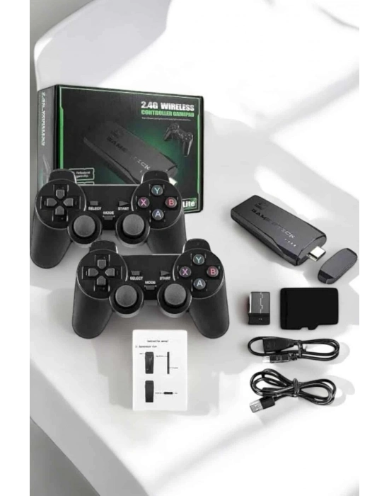 ÇOK SATAN Gaming Atari 2.4g Uyumlu Kablosuz Çift Kol Game Stick