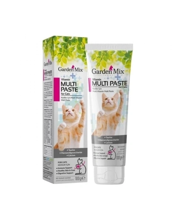ÇOK SATAN Garden Mix Multivitamin Kedi Malt Macunu 100 Gr