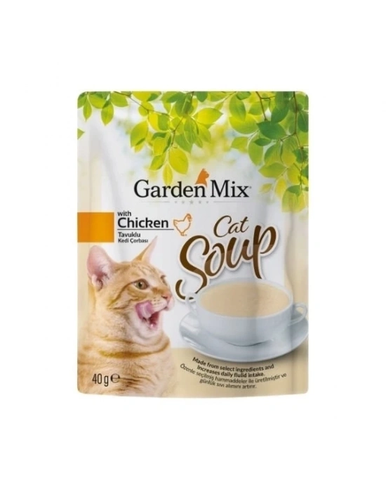 ÇOK SATAN Garden Mix Tavuklu Kedi Çorbası 40 Gr