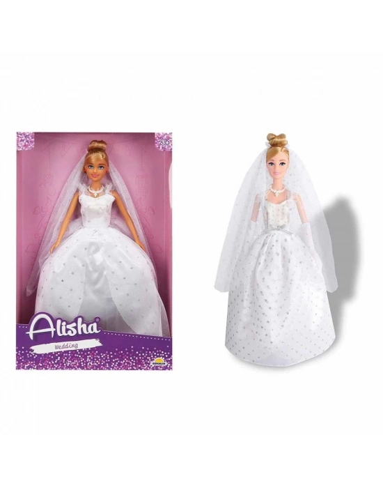 ÇOK SATAN GELİNLİKLİ BEBEK ALİSHA  29CM