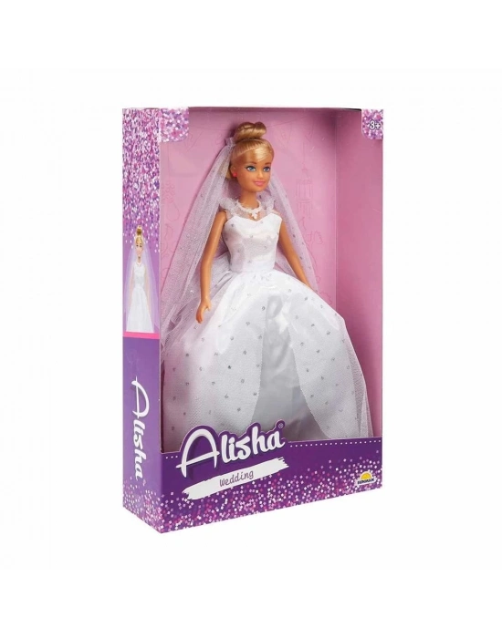 ÇOK SATAN GELİNLİKLİ BEBEK ALİSHA  29CM
