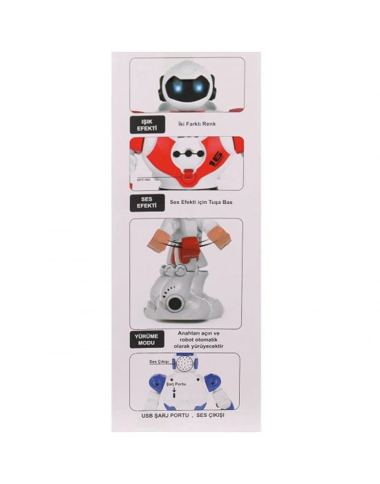 ÇOK SATAN GGE-606-29 Kumandalı Işıklı Dansçı İnteraktif Robot