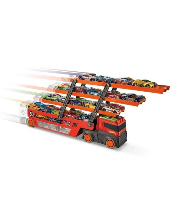ÇOK SATAN GHR48 Hot Wheels Mega Tır (Kırmızı-Turuncu)