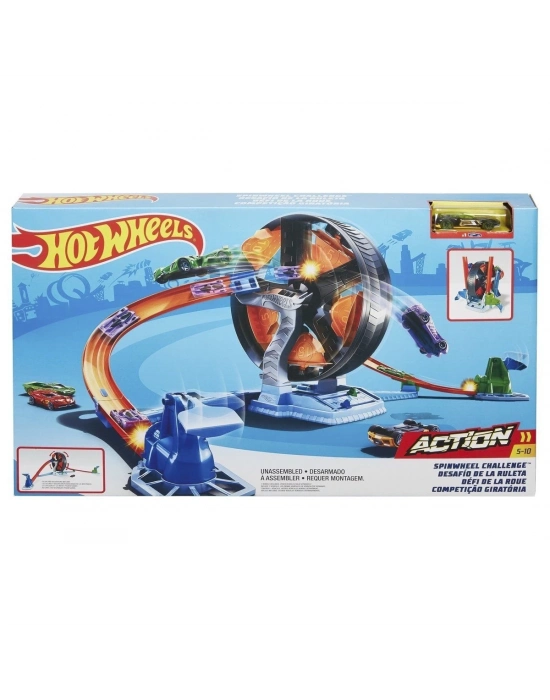 ÇOK SATAN GJM77 Hot Wheels, Dönen Tekerlek Macerası Yarış Seti / 4-8 yaş