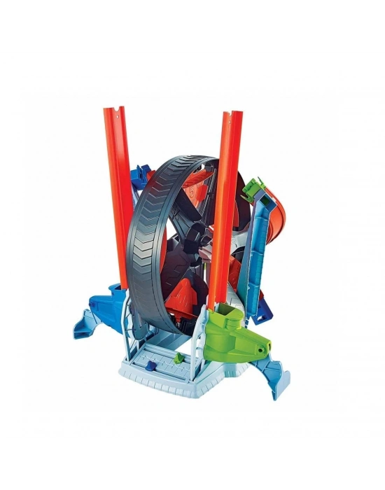 ÇOK SATAN GJM77 Hot Wheels, Dönen Tekerlek Macerası Yarış Seti / 4-8 yaş