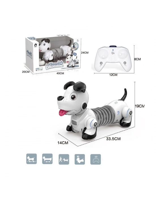 ÇOK SATAN GL-777-603 Uzaktan Kumandalı Işıklı ve Sesli Sevimli Akıllı Köpek