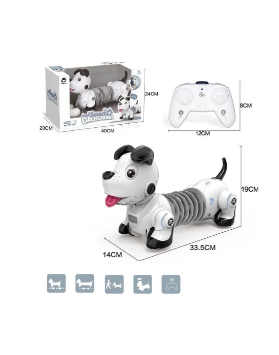 ÇOK SATAN GL-777-603 Uzaktan Kumandalı Işıklı ve Sesli Sevimli Akıllı Köpek