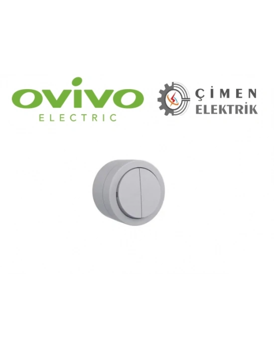 ÇOK SATAN Gri Komutatör Anahtar Sıva Üstü - Elektrik Tesisat Anahtarı