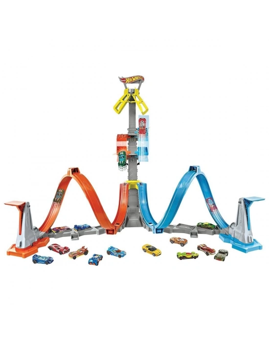 ÇOK SATAN GRW39 Hot Wheels Dikey Uçuş Heyecan Yarış Seti