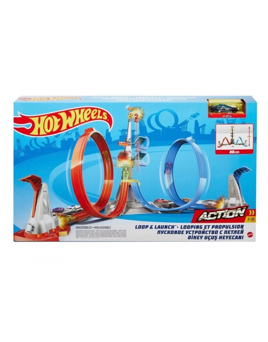 ÇOK SATAN GRW39 Hot Wheels Dikey Uçuş Heyecan Yarış Seti