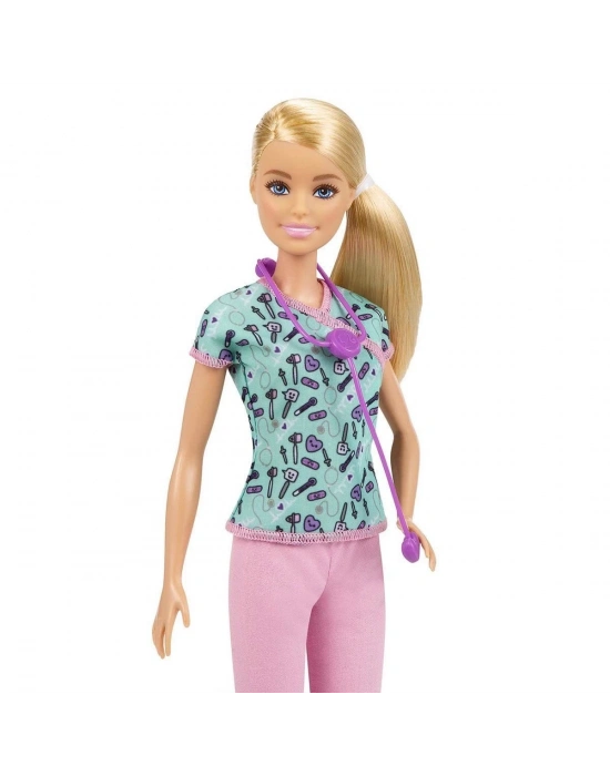 ÇOK SATAN GTW39 Barbie Kariyer Bebekleri Serisi - Hemşire