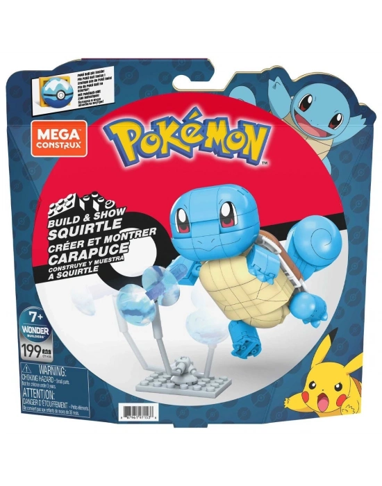 ÇOK SATAN GYH00 MEGA™ Pokémon™ Squirtle - Yap ve Oyna Figürler 199 parça +7 yaş