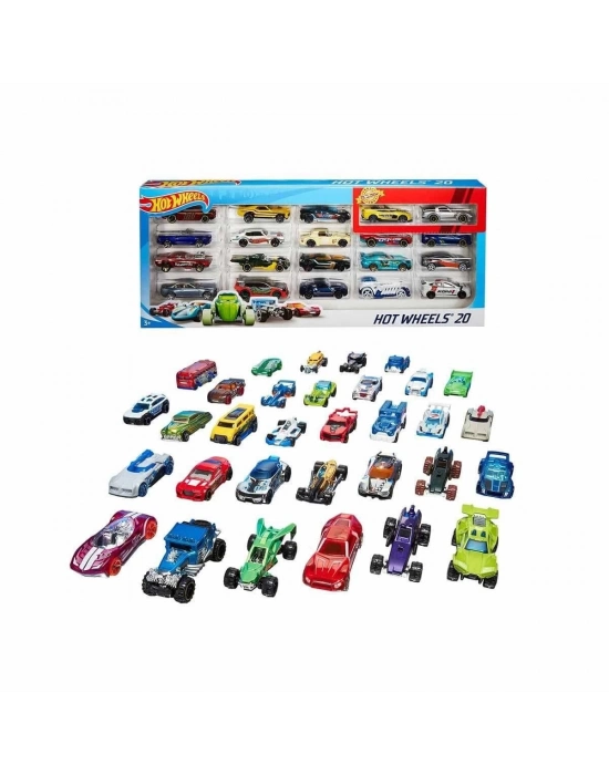 ÇOK SATAN H7045 Hot Wheels 20li Araba Seti-Karışık Asorti