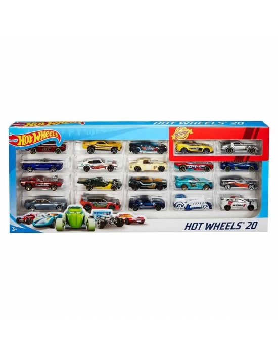 ÇOK SATAN H7045 Hot Wheels 20li Araba Seti-Karışık Asorti